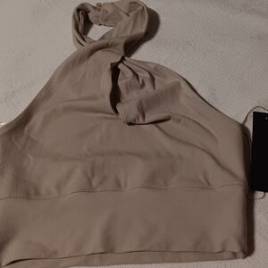 Chic Beige Halter Top